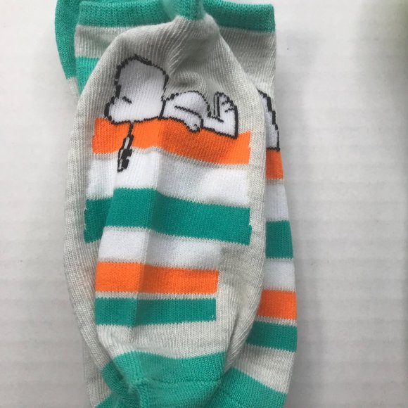 Lot of 4 St Patrick's Day Women's Shoe Size 4-10 No Show Socks Peanuts and Cats - Picture 4 of 13